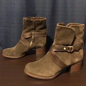 Trask Misty Bootie Dark Brown Sz 9.5